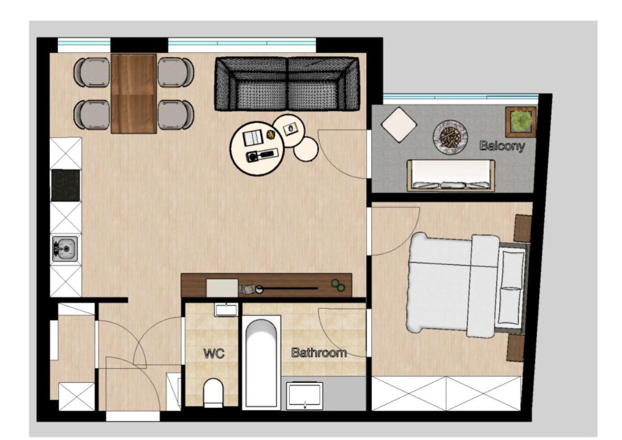 Balcony Apartment, 1 Min To Metro, Perfect For Long Apartament Wiedeń